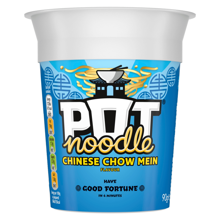 POT NOODLE NOODLES 90GR ΜΕ ΓΕΥΣΗ CHINESE CHOW MEIN