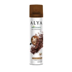 ALYA ΑΡΩΜΑΤΙΚΟ ΧΩΡΟΥ SPRAY AEROSOL 300ml COFFEE LATTE ALYA ΑΡΩΜΑΤΙΚΟ ΧΩΡΟΥ SPRAY AEROSOL 300ml COFFEE LATTE