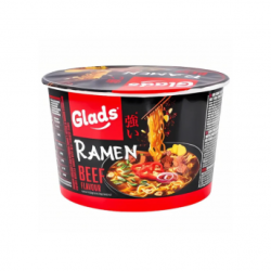 GLADS INSTANT RAMEN NOODLES 105GR BEEF (ΣΕ ΜΠΩΛ ΣΕΡΒΙΡΙΣΜΑΤΟΣ)