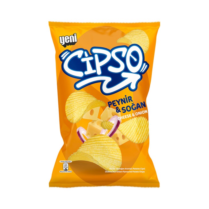 CIPSO CHIPS ΓΕΥΣΗ ΤΥΡΙ ΚΑΙ ΚΡΕΜΜΎΔΙ 104GR