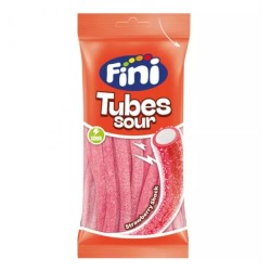 FINI ΖΑΧΑΡΩΤΑ 90GR ΚΑΛΩΔΙΑ SOUR STRAWBERRY