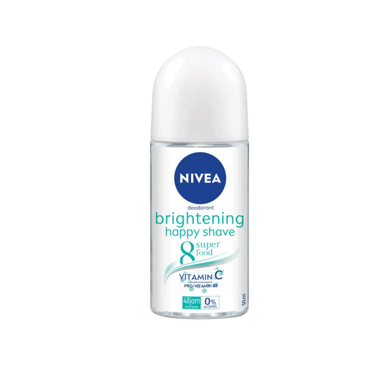 NIVEA ROLL ON 50ml EXTRA BRIGHT HAPPY SHAVE