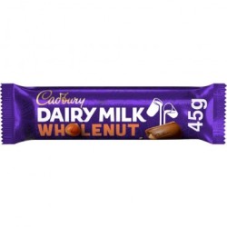 CADBURY DAIRY MILK 45GR ΜΠΑΡΑ ΣΟΚΟΛΑΤΑΣ WHOLE NUT