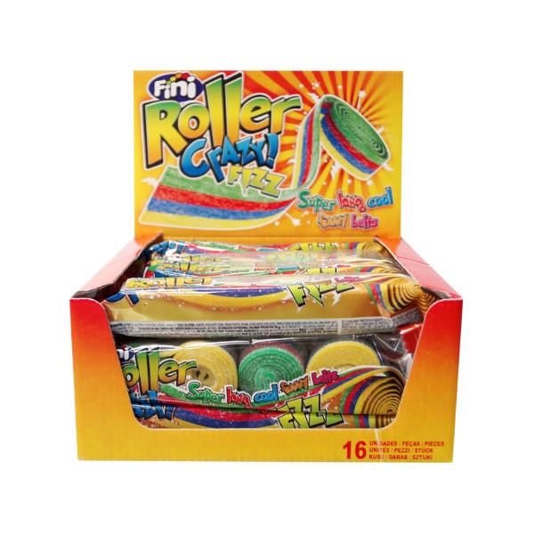 FINI ΖΑΧΑΡΩΤΑ 80GRX16ΤΕΜ ΜΟΝΑΔΕΣ ΓΛΩΣΣΕΣ ROLLER CRAZY FIZZ