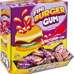 FINI ΤΣΙΧΛΕΣ 200ΤΕΜ BURGER GUM KETCHUP LIQUID FINI ΤΣΙΧΛΕΣ 200ΤΕΜ BURGER GUM KETCHUP LIQUID