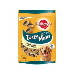 PEDIGREE TASTY MINIS ΛΙΧΟΥΔΙΕΣ ΣΚΥΛΟΥ ΣΕ ΣΤΙΚ 140gr ΜΟΣΧΑΡΙ & ΤΥΡΙ