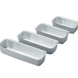 TANI HOME GOURMET ΣΚΕΥΗ ΑΛΟΥΜΙΝΙΟΥ ΜΑΚΡΟΣΤΕΝΟ ΓΙΑ ΚΕΙΚ 20,5X7,2CM 6ΤΕΜ