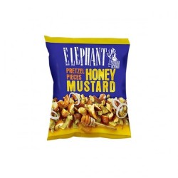 ELEPHANT BAKES PRETZELS PIECES HONEY & MUSTARD 75gr ELEPHANT BAKES PRETZELS PIECES HONEY & MUSTARD 75gr