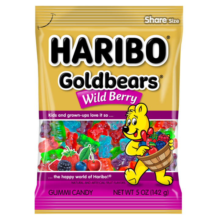 HARIBO ZAXΑΡΩΤΑ 80GR SOUR WILD BERRY ΑΡΚΟΥΔΑΚΙΑ