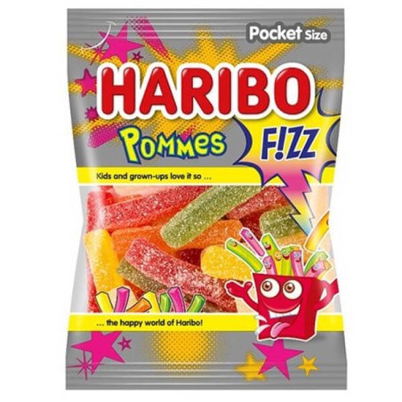 HARIBO ZAXΑΡΩΤΑ 80GR POMMES FIZZ