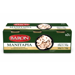 BARON ΜΑΝΙΤΑΡΙΑ 3Χ185gr BARON ΜΑΝΙΤΑΡΙΑ 3Χ185gr