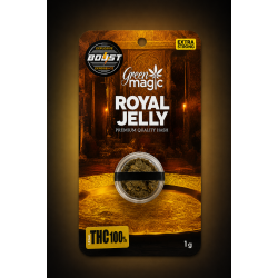 GREEN MAGIC BOOST PREMIUM QUALITY HASH ROYAL JELLY THC LEGAL 100% 1gr