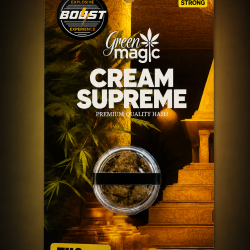 GREEN MAGIC BOOST PREMIUM QUALITY HASH CREAM SUPREME THC LEGAL 100% 1gr GREEN MAGIC BOOST PREMIUM QUALITY HASH CREAM SUPREME THC LEGAL 100% 1gr
