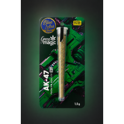 GREEN MAGIC ΠΡΟΙΟΝ ΜΠΛΕ ΛΩΤΟΥ ΕΤΟΙΜΟ ΤΣΙΓΑΡΟ 1,5G AK-47 (100% BLUE LOTUS)