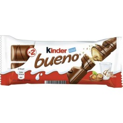 KINDER BUENO 43gr (ΣΕ 3ΑΔΑ) KINDER BUENO 43gr (ΣΕ 3ΑΔΑ)