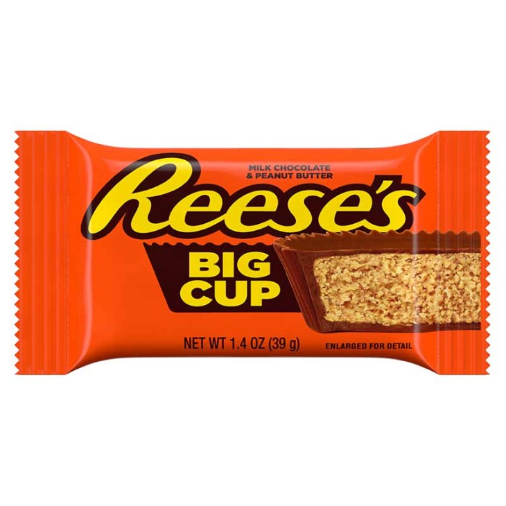 REESE'S ΚΥΠΕΛΟ BIG ΣΟΚΟΛΑΤΑΣ ΓΑΛΑΚΤΟΣ ΜΕ ΓΕΜΙΣΗ ΦΥΣΤΙΚΟΒΟΥΤΗΡΟ 39gr REESE'S ΚΥΠΕΛΟ BIG ΣΟΚΟΛΑΤΑΣ ΓΑΛΑΚΤΟΣ ΜΕ ΓΕΜΙΣΗ ΦΥΣΤΙΚΟΒΟΥΤΗΡΟ 39gr