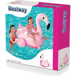 BESTWAY ΦΟΥΣΚΩΤΟ ΦΛΑΜΙΝΓΚΟ RIDE ON 3+ ΧΡΟΝΩΝ