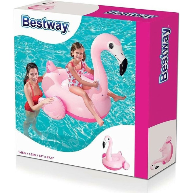 BESTWAY ΦΟΥΣΚΩΤΟ ΦΛΑΜΙΝΓΚΟ RIDE ON 3+ ΧΡΟΝΩΝ