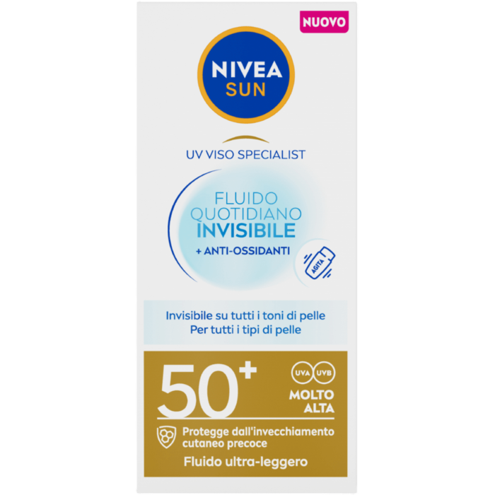 NIVEA SUN ΑΝΤΗΛΙΑΚΗ ΛΟΤΙΟΝ INVISIBLE FP50+ 50ml