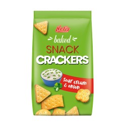 NEFIS CRACKERS ΜΕ SOUR CREAM & ONION 100gr NEFIS CRACKERS ΜΕ SOUR CREAM & ONION 100gr