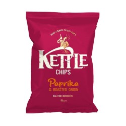 KETTLE CHIPS ΠΑΤΑΤΑΣ ΓΕΥΣΗ PAPRIKA & ROASTED ONION 130GR