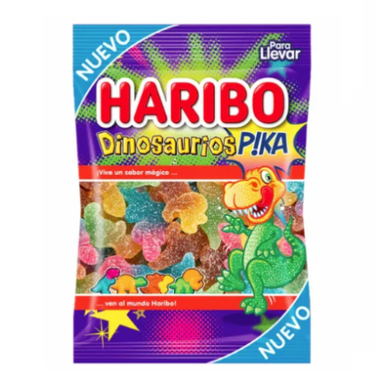 HARIBO ZAXΑΡΩΤΑ 100GR DINOSAURIOS PIKA HARIBO ZAXΑΡΩΤΑ 100GR DINOSAURIOS PIKA