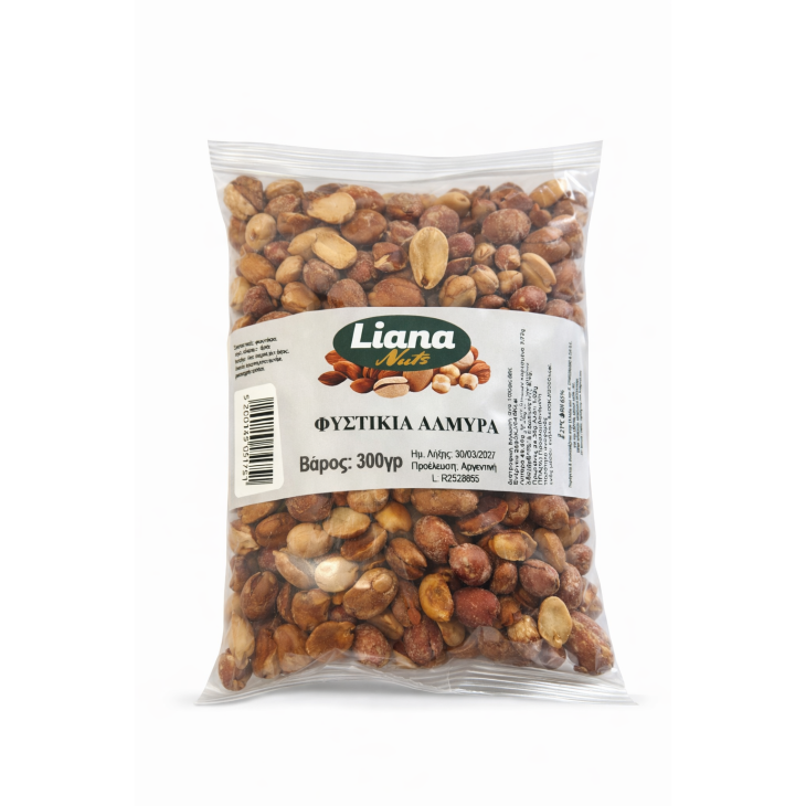 LIANA NUTS ΦΥΣΤΙΚΙΑ ΑΛΜΥΡΑ 300gr