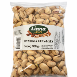 LIANA NUTS ΦΥΣΤΙΚΙΑ ΚΕΛΥΦΩΤΑ 300gr LIANA NUTS ΦΥΣΤΙΚΙΑ ΚΕΛΥΦΩΤΑ 300gr