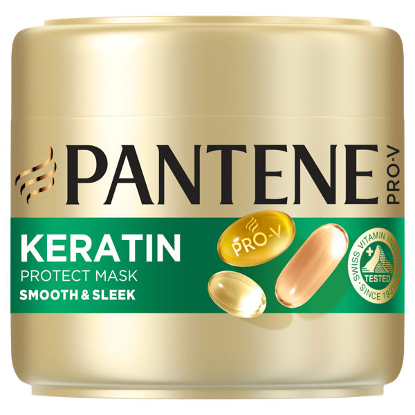 PANTENE ΜΑΣΚΑ KERATIN SMOTH & SLEEK 300ML PANTENE ΜΑΣΚΑ KERATIN SMOTH & SLEEK 300ML