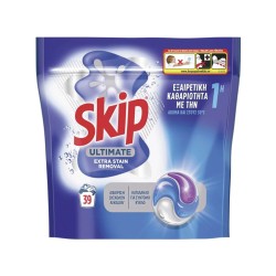 SKIP ΤΑΜΠΛΕΤΕΣ 39T ULTIMATE EXTRA STAIN REMOVAL (ΣΕ ΣΑΚΟΥΛΑ)
