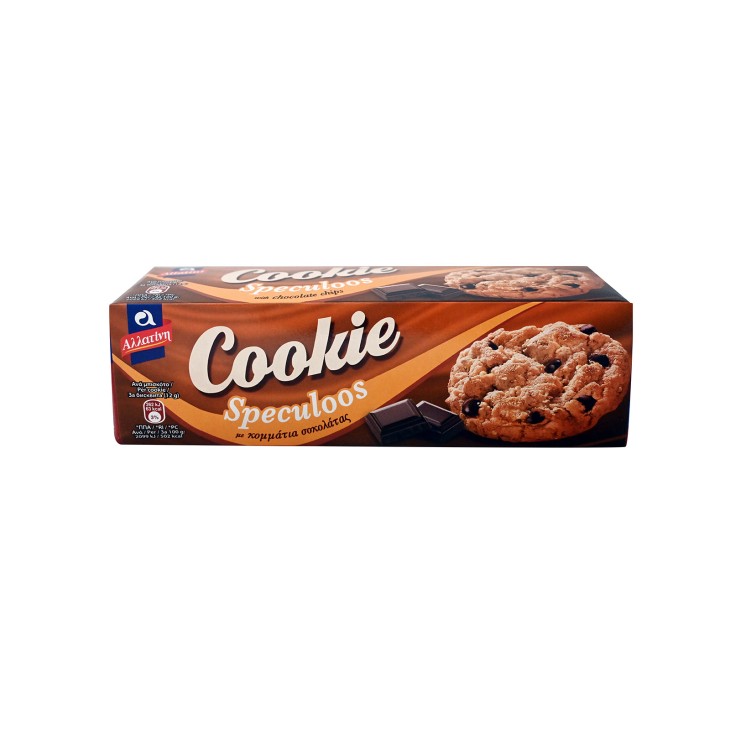 ΑΛΛΑΤΙΝΗ ΜΠΙΣΚΟΤΑ COOKIE SPECULOOS 175GR ΜΕ ΚΟΜ.ΣΟΚΟΛΑΤΑΣ