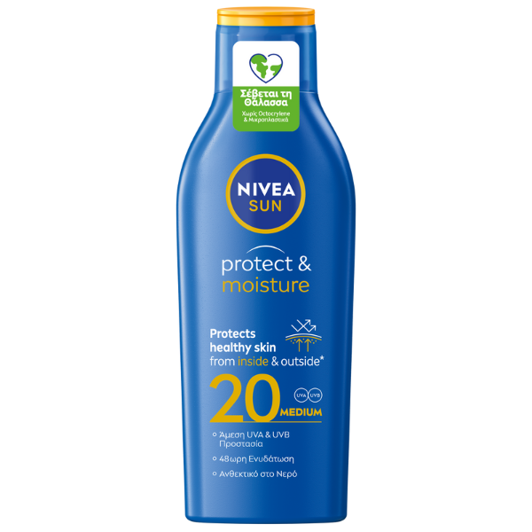 NIVEA SUN (GR) ΑΝΤΗΛΙΑΚΟ ΓΑΛΑΚΤΩΜΑ PROTECT & MOISTURE FP20 200ml
