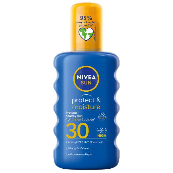 NIVEA SUN (GR) ΑΝΤΗΛΙΑΚΟ ΓΑΛΑΚΤΩΜΑ SPRAY PROTECT & MOISTURE FP30 200ml