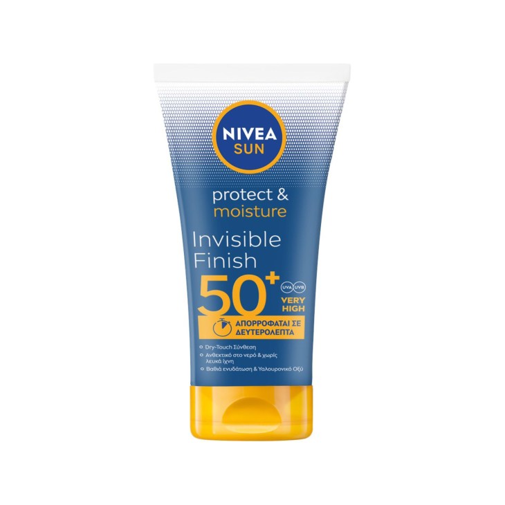 NIVEA SUN (GR) ΑΝΤΗΛΙΑΚΉ ΚΡΈΜΑ ΓΙΑ ΤΟ ΣΏΜΑ PROTECT & MOISTURE INVISIBLE FIN