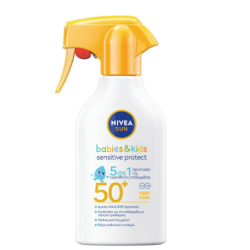 NIVEA SUN (GR) ΑΝΤΗΛΙΑΚΟ ΓΑΛΑΚΤΩΜΑ SPRAY BABIES & KIDS SENSITIVE FP50+ 270m NIVEA SUN (GR) ΑΝΤΗΛΙΑΚΟ ΓΑΛΑΚΤΩΜΑ SPRAY BABIES & KIDS SENSITIVE FP50+ 270m