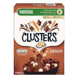 NESTLE CLUSTERS ΔΗΜΗΤΡΙΑΚΑ ΣΟΚΟΛΑΤΑ 330gr NESTLE CLUSTERS ΔΗΜΗΤΡΙΑΚΑ ΣΟΚΟΛΑΤΑ 330gr