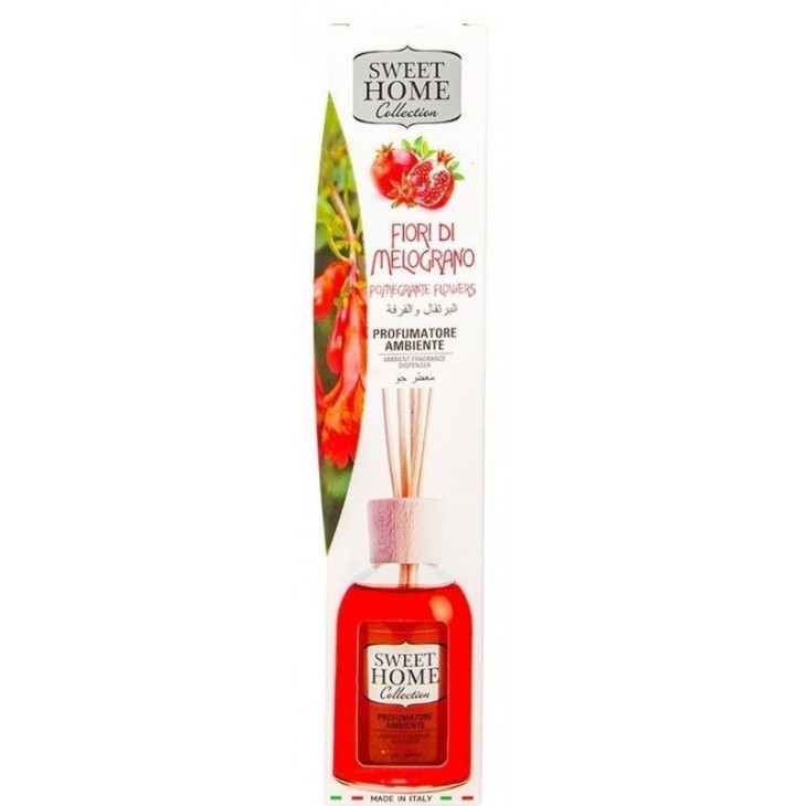 SWEET HOMECOLLECTION ΑΡΩΜΑΤΙΚΟ ΧΩΡΟΥ ΜΕ ΣΤΙΚ 100ML POMEGRANATE FLOWER