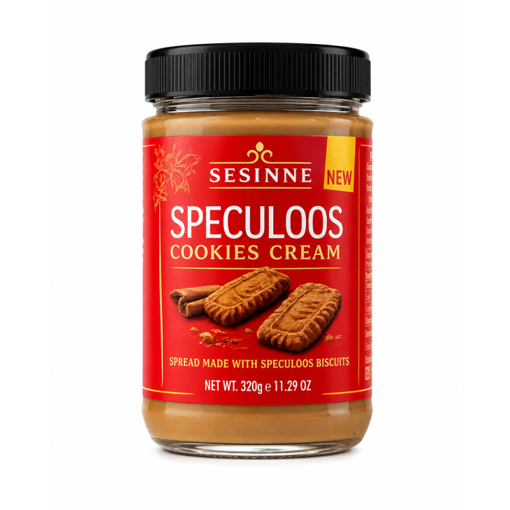 SISINNI 320GR ΚΡΕΜΑ SPECULOOS COOKIES (ΓΥΑΛΙΝΟ)