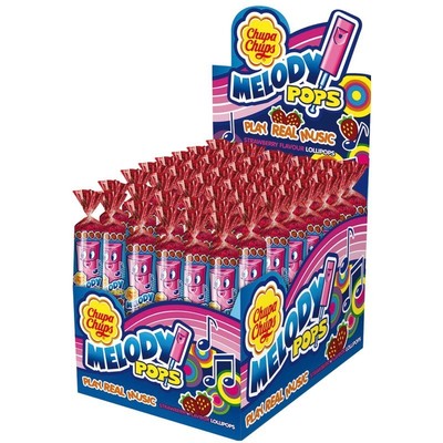 CHUPA CHUPS ΓΛΕΙΦΙΤΖΟΥΡΙ MELODY POPS (720GR) 48 STICKS X 15GR