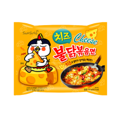 SAMYANG BULDAK RAMEN NOODLES ΜΕ ΓΕΥΣΗ ΚΑΥΤΕΡΟ ΚΟΤΟΠΟΥΟ & CHEESE 130gr SAMYANG BULDAK RAMEN NOODLES ΜΕ ΓΕΥΣΗ ΚΑΥΤΕΡΟ ΚΟΤΟΠΟΥΟ & CHEESE 130gr