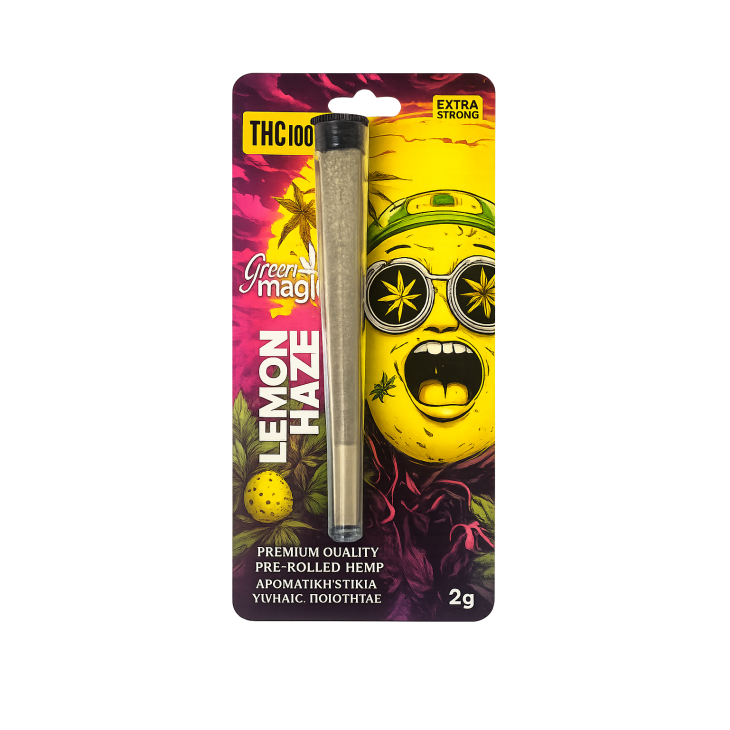 GREEN MAGIC BOOST ΠΡΟΙΟΝ ΚΑΝΑΒΗΣ ΕΤΟΙΜΟ ΤΣΙΓΑΡΟ 2G LEMON HAZE (100% THC)