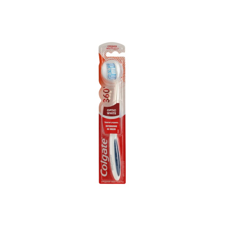 COLGATE ΟΔΟΝΤΟΒΟΥΡΤΣΑ 360ο OPTIC WHITE MEDIUM COLGATE ΟΔΟΝΤΟΒΟΥΡΤΣΑ 360ο OPTIC WHITE MEDIUM