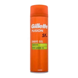 GILLETTE FUSION 5 ACTION 200ML SENSITIVE WITH ALMOND OIL GILLETTE FUSION 5 ACTION 200ML SENSITIVE WITH ALMOND OIL