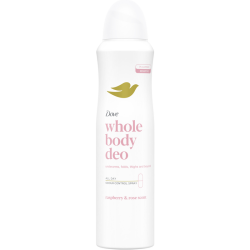 DOVE WHOLE BODY SPRAY 150ml RASPBERRY & ROSES SCENT DOVE WHOLE BODY SPRAY 150ml RASPBERRY & ROSES SCENT