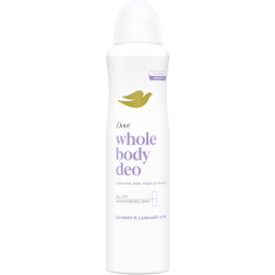 DOVE WHOLE BODY SPRAY 150ml LAVANDER & CAMOMILE SCENT DOVE WHOLE BODY SPRAY 150ml LAVANDER & CAMOMILE SCENT