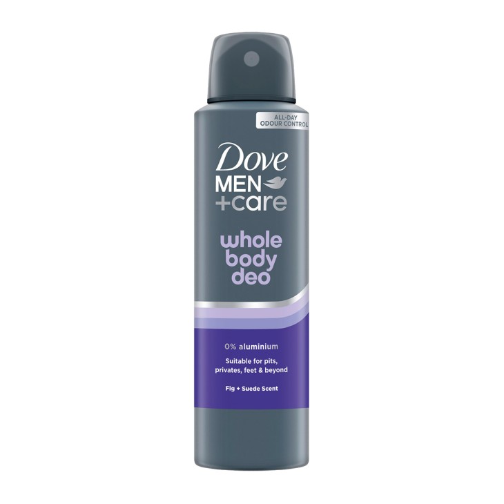 DOVE WHOLE BODY SPRAY MEN 150ml FIG & SUEDE SCENT
