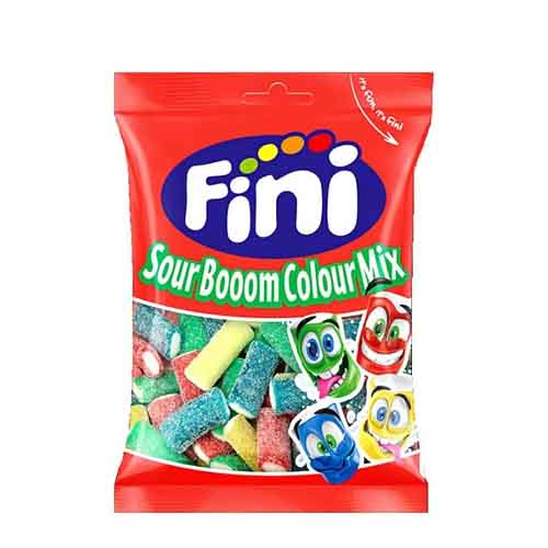 FINI ΖΑΧΑΡΩΤΑ 75gr BOOM COLOUR MIX FINI ΖΑΧΑΡΩΤΑ 75gr BOOM COLOUR MIX