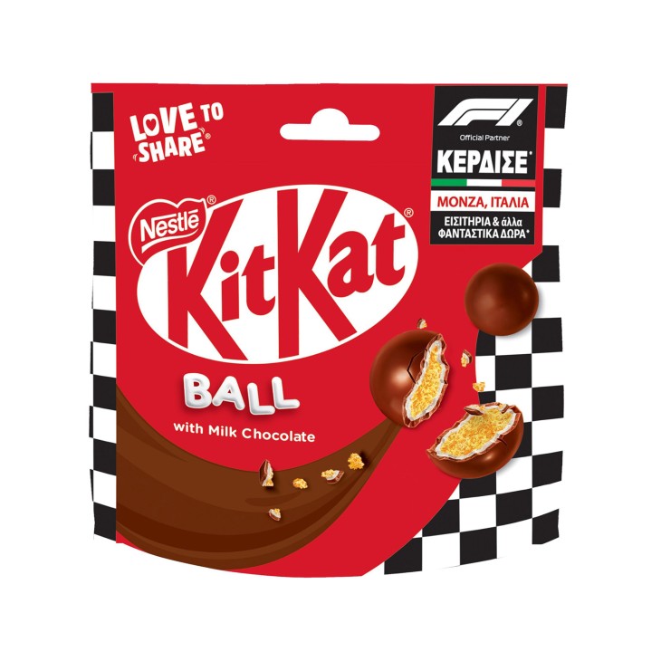KIT KAT BALLS ΣΟΚΟΛΑΤΑΚΙΑ ΓΑΛΑΚΤΟΣ 140gr