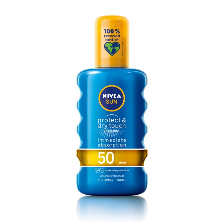 NIVEA SUN (GR) ΑΝΤΗΛΙΑΚΟ ΓΑΛΑΚΤΩΜΑ SPRAY PROTECT & DRY TOUCH FP50 200ml