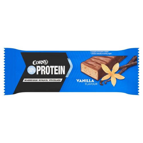 CORNY BIG ΜΠΑΡΑ ΠΡΟΤΕΪΝΗΣ 50gr VANILLA CORNY BIG ΜΠΑΡΑ ΠΡΟΤΕΪΝΗΣ 50gr VANILLA